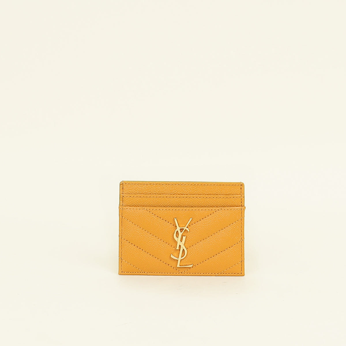 YSL Yellow - Orange Cassandre Card Case