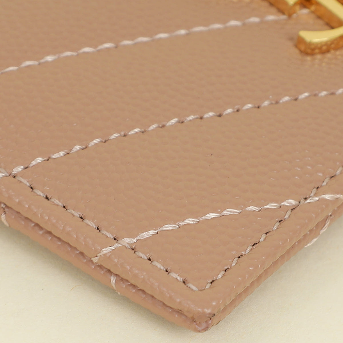 YSL Nude Cassandre Matelasse Card Holder