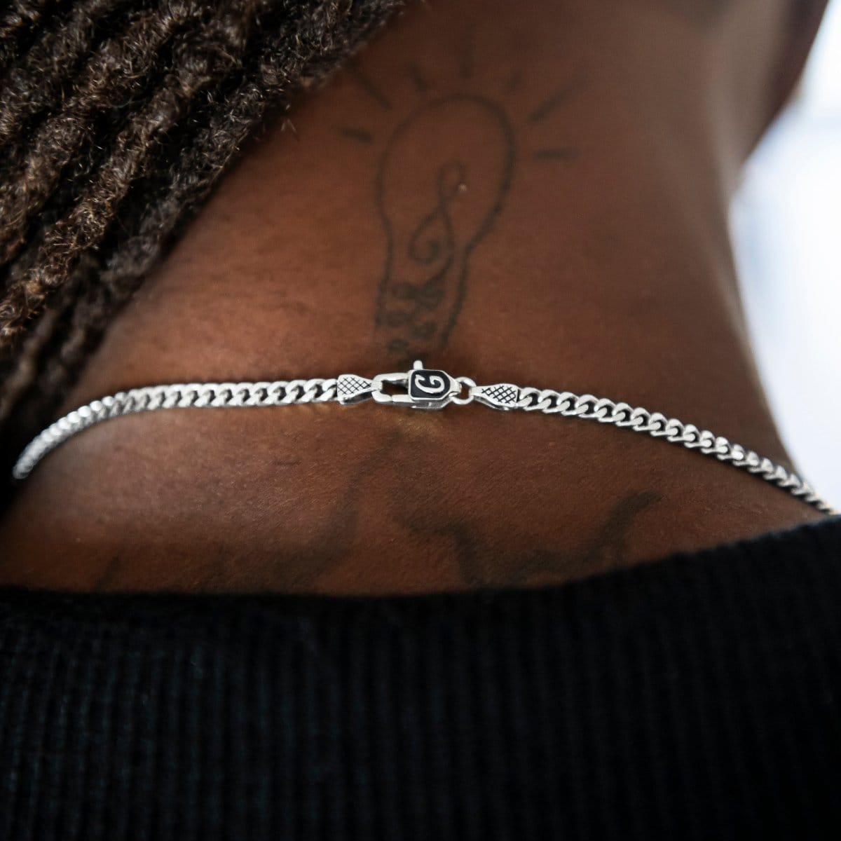 GLD PROMO SETS Micro Cuban Chain + Bracelet Bundle in White Gold - 3 mm
