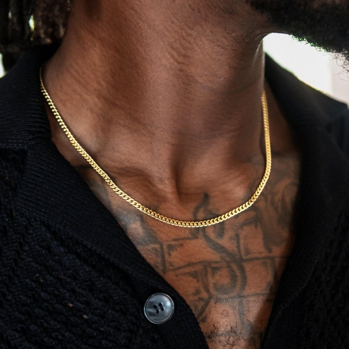 GLD PROMO SETS Micro Cuban Chain + Bracelet Bundle in Yellow Gold - 3 mm