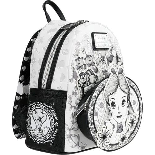 Loungefly Alice in Wonderland Sketch Mini - Backpack - Entertainment Earth Exclusive