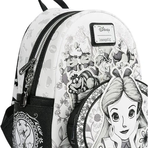 Loungefly Alice in Wonderland Sketch Mini - Backpack - Entertainment Earth Exclusive