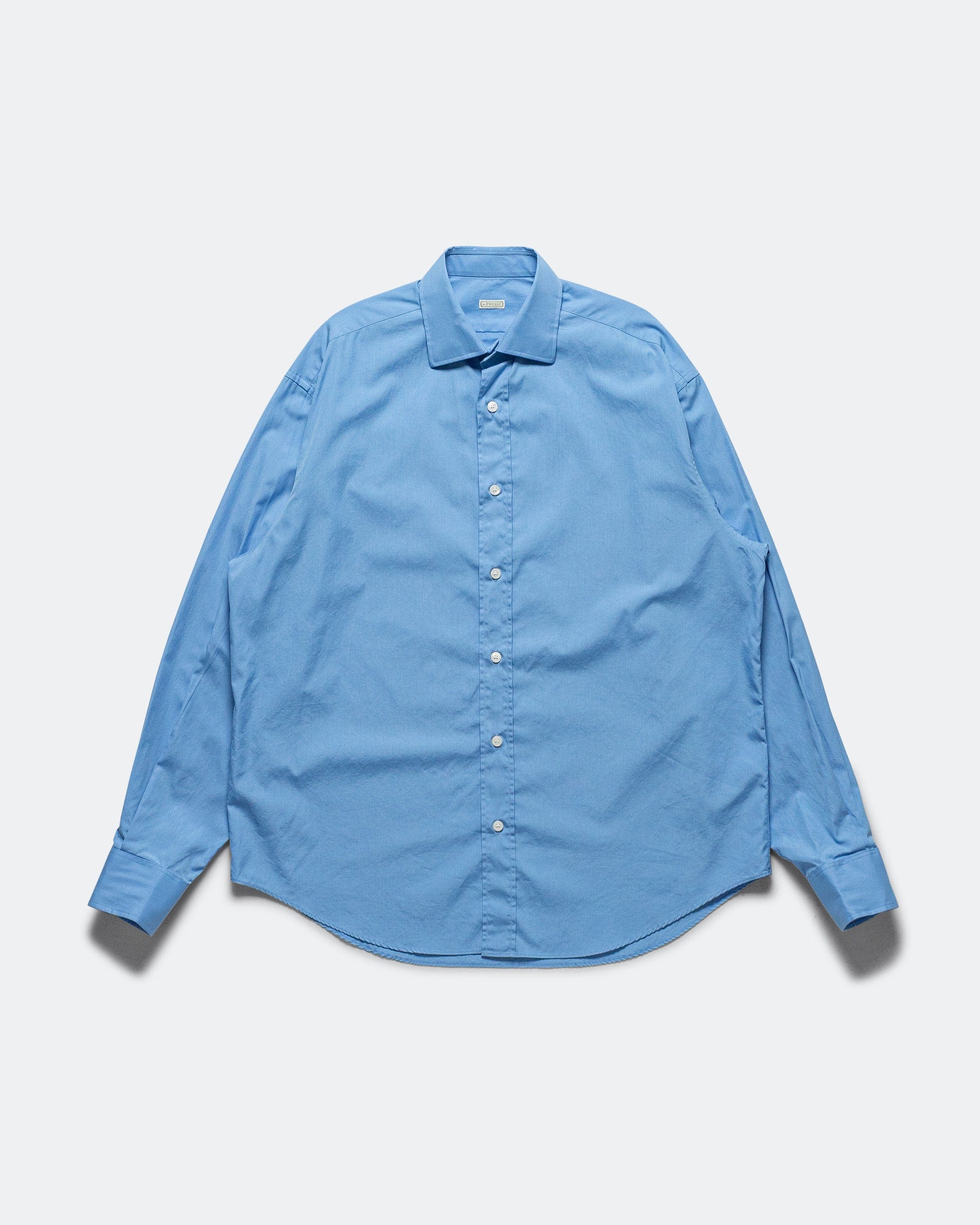 A.presse Spread Collar Shirts - Sax