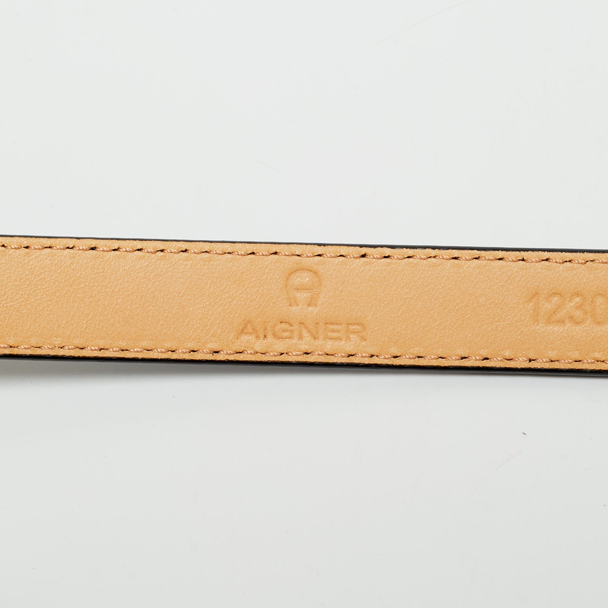 Aigner Logo Buckle