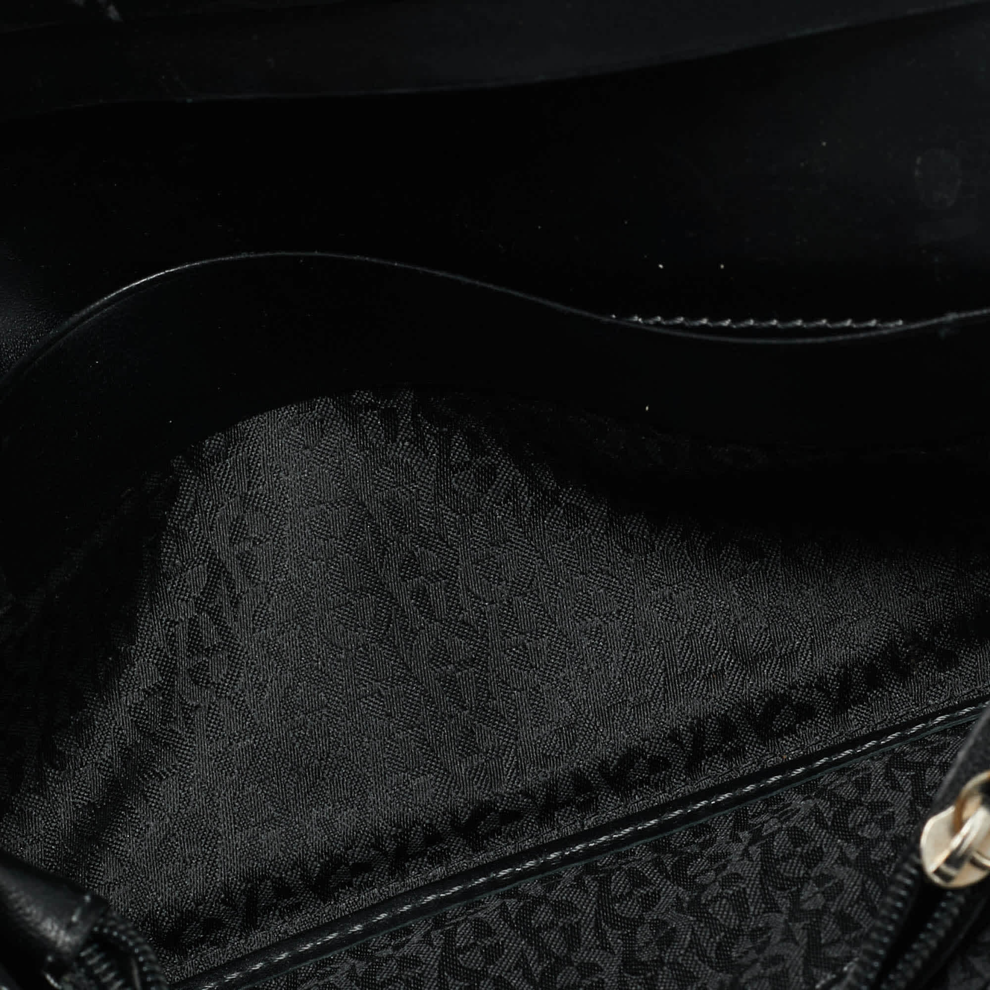 Aigner Black Signature Coated Canvas Flap Continental Wallet