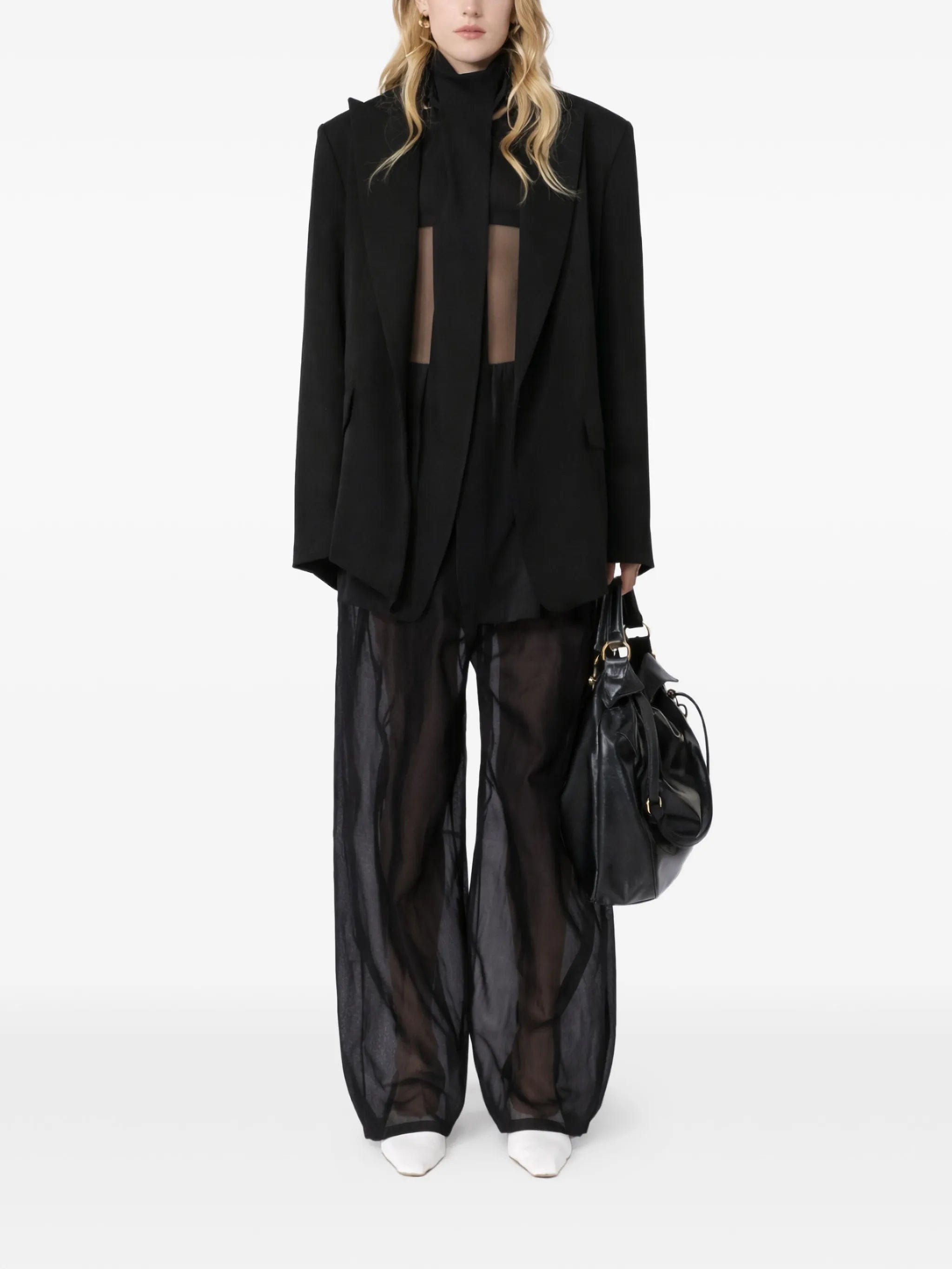 Sportmax Spsfavetta panel - detail trousers