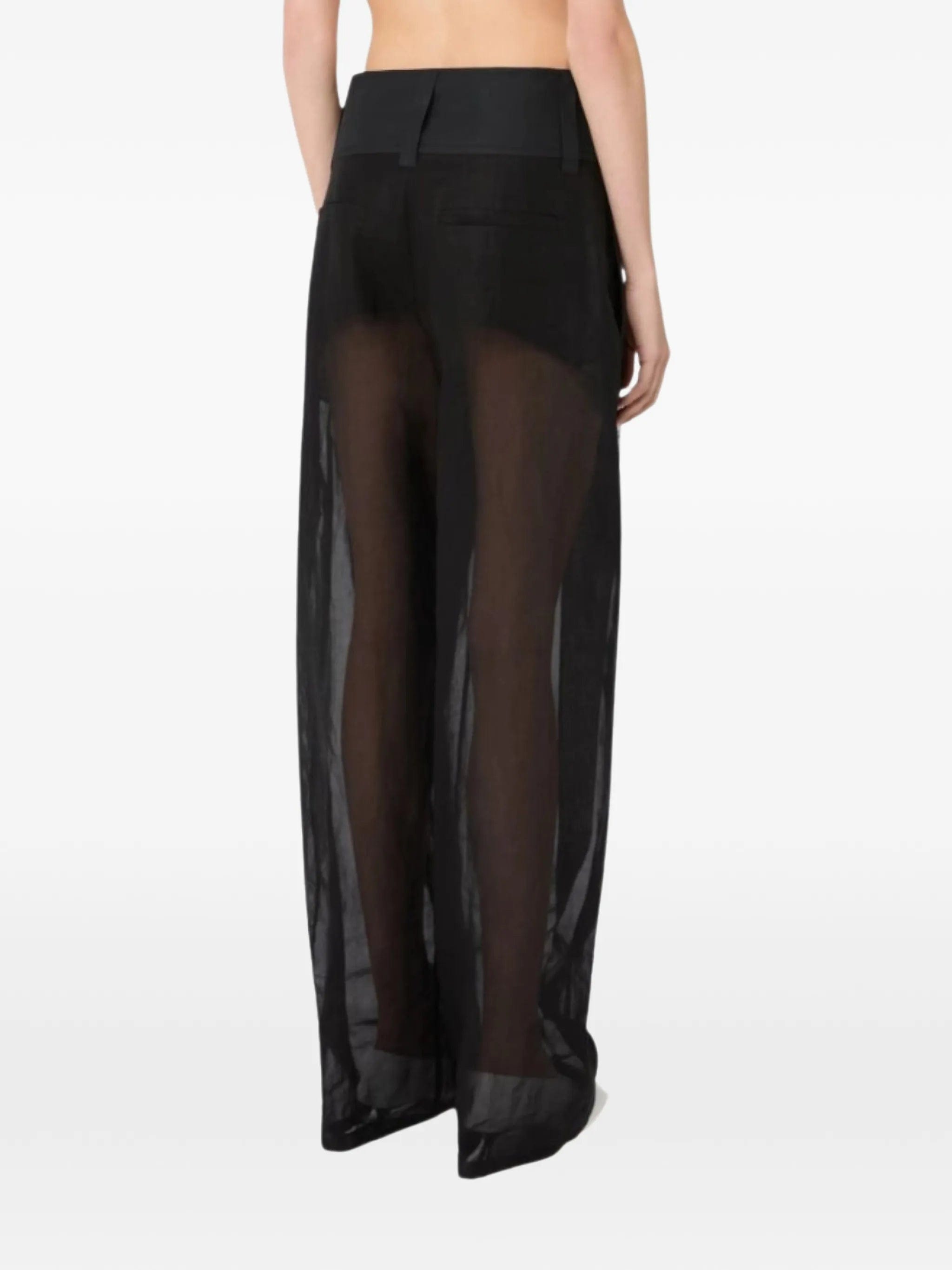 Sportmax Spsfavetta panel - detail trousers
