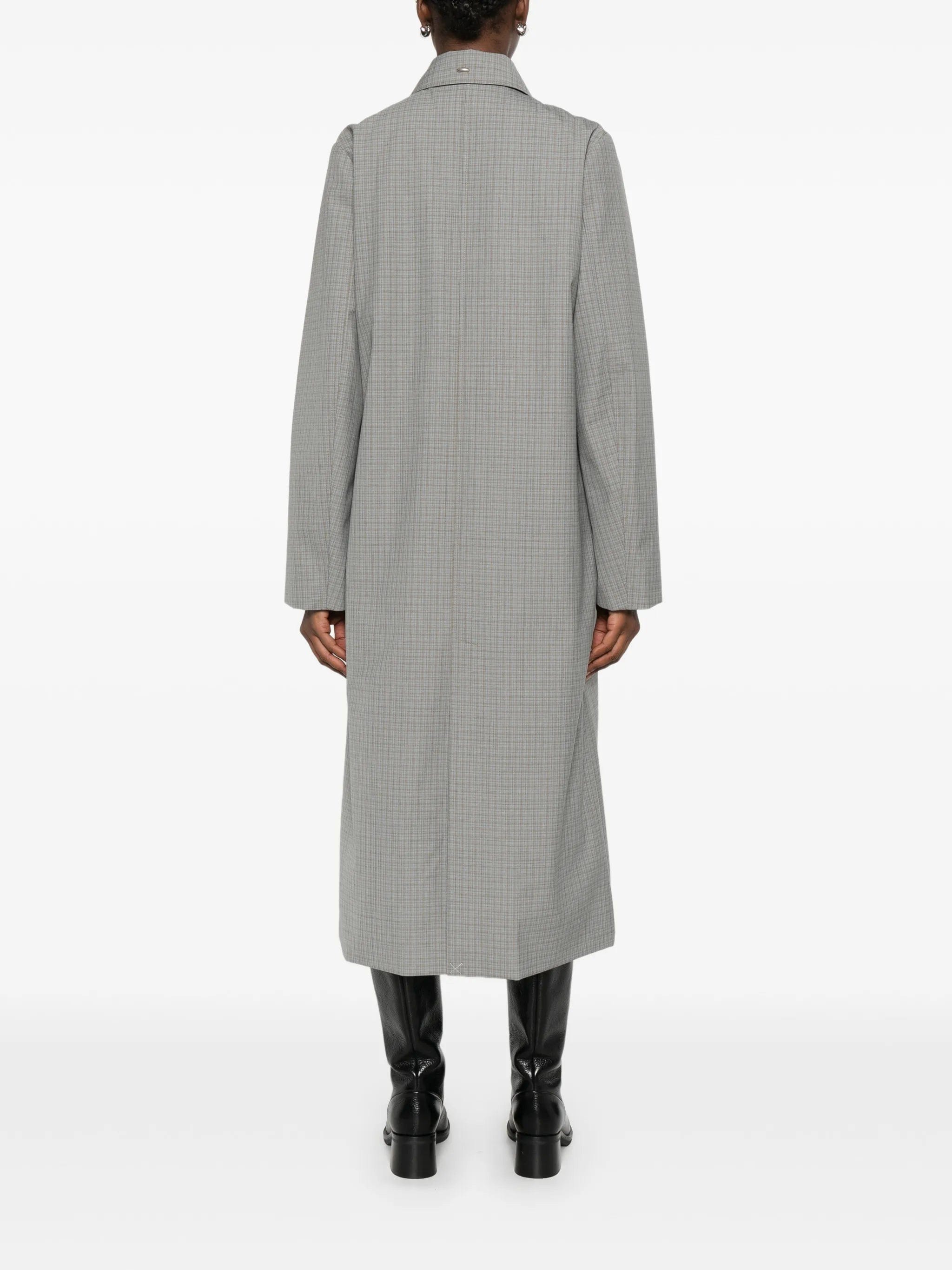 OUR Legacy Capital single - breasted checked coat
