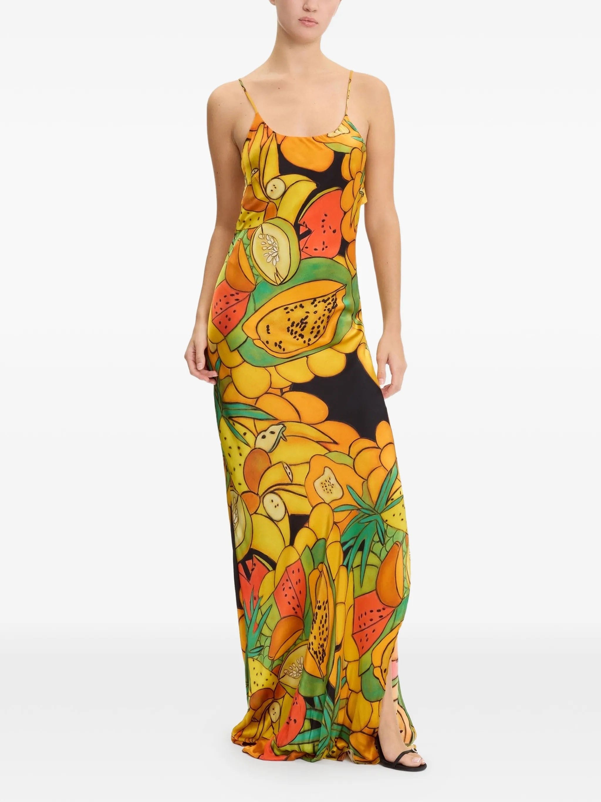 Donde Esteban Frutas maxi dress