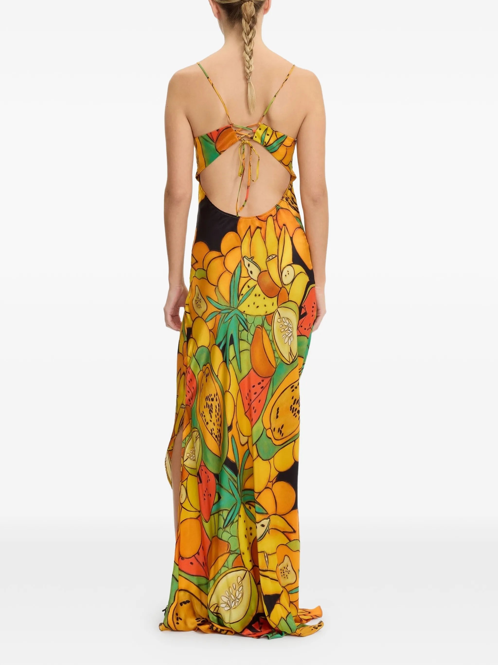 Donde Esteban Frutas maxi dress