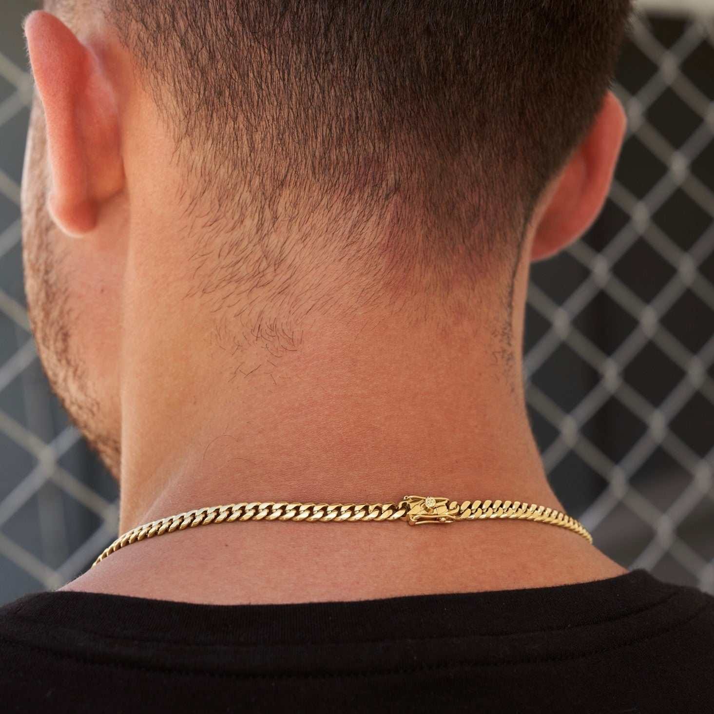 GLD Men 5 mm Cuban Chain + Bracelet Bundle - Yellow Gold