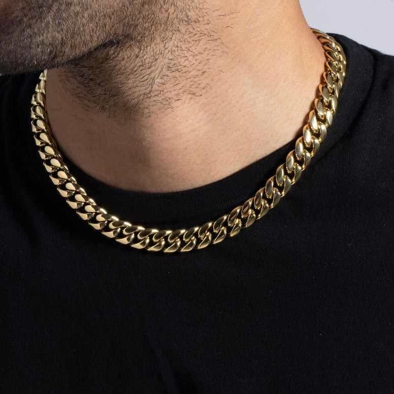 GLD Men GLD Signature Cuban Chain + Bracelet Bundle - 12 mm