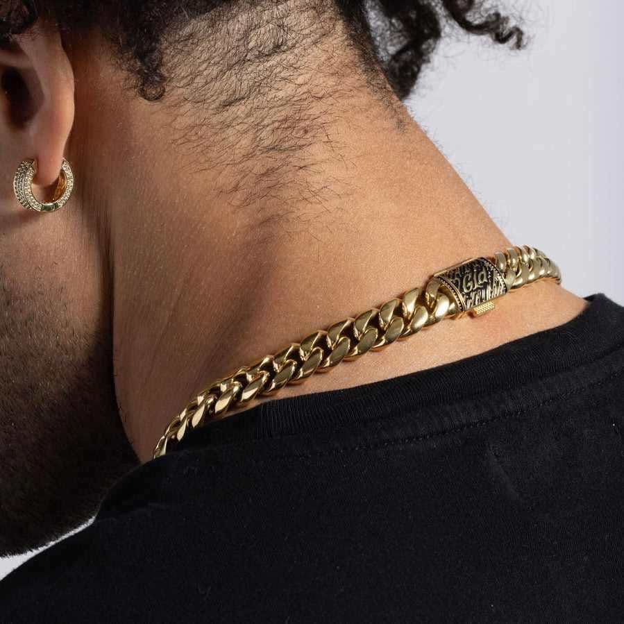 GLD Men GLD Signature Cuban Chain + Bracelet Bundle - 12 mm