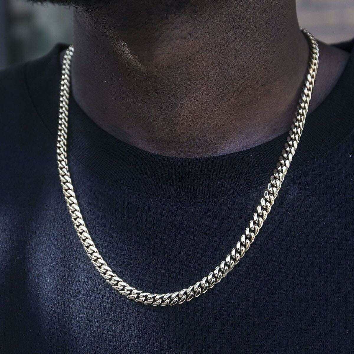 GLD Men Miami Cuban Chain + Bracelet Bundle in Yellow Gold - 6 mm