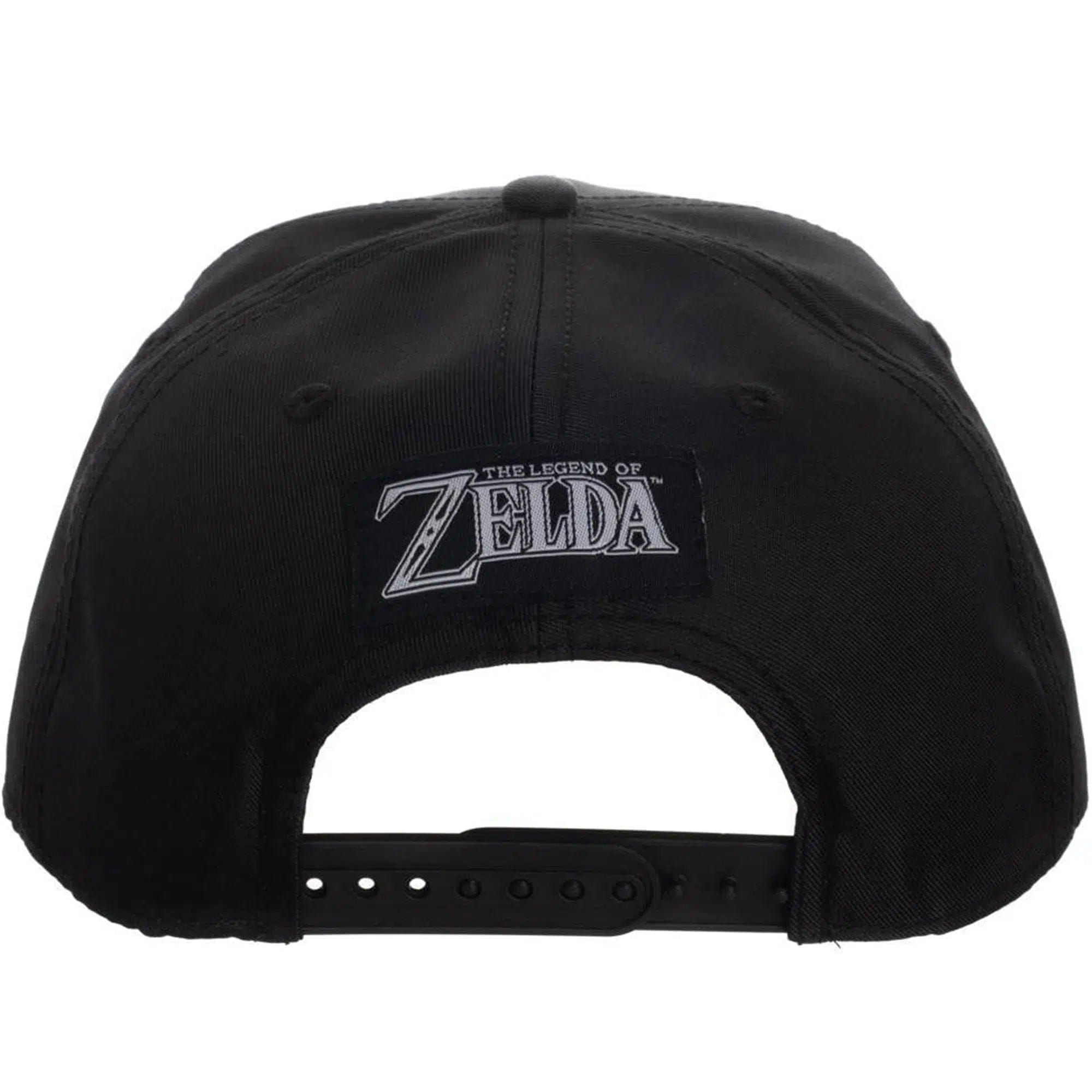 Bioworld The Legend of Zelda - Characters & Hylian Shield Snapback Hat (Sublimated, Flat Bill) - Bioworld