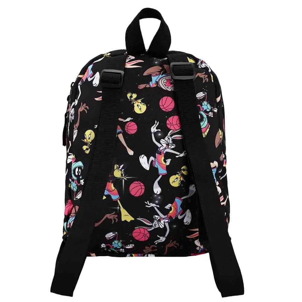 Bioworld Space Jam: A New Legacy - Looney Tunes Characters & Basketballs Mini Backpack (All Over Print) - Bioworld