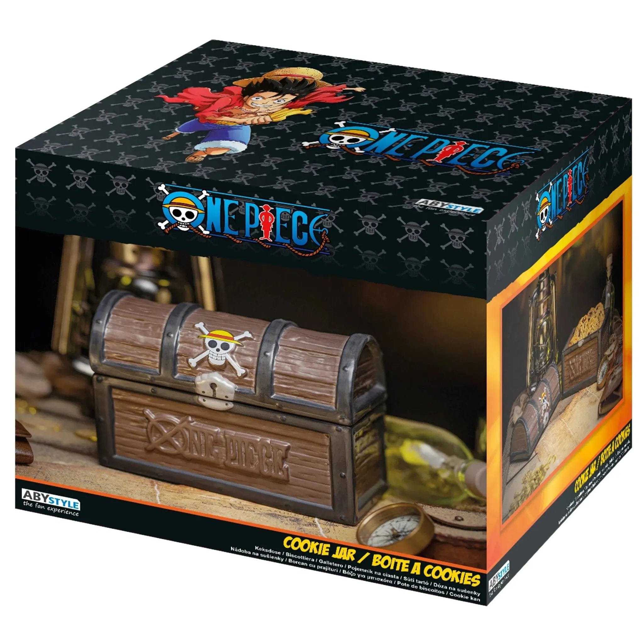 Abystyle One Piece - Straw Hat Pirates Treasure Chest Cookie Jar - ABYstyle