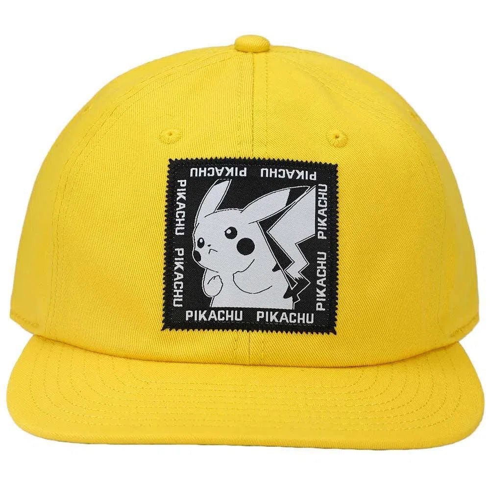 Bioworld Pokémon - Pikachu #025 Patch Hat (Yellow, Woven, Flat Bill) - Bioworld