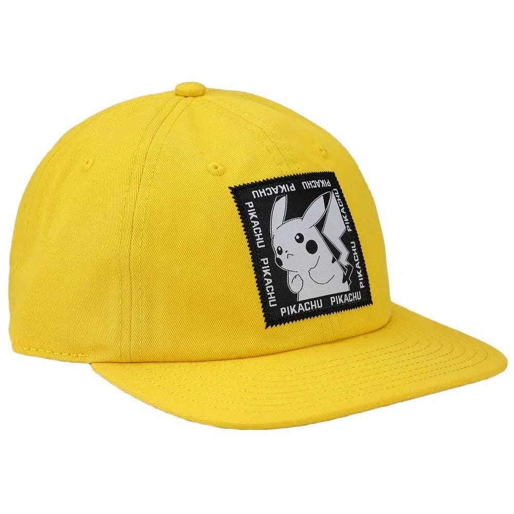Bioworld Pokémon - Pikachu #025 Patch Hat (Yellow, Woven, Flat Bill) - Bioworld