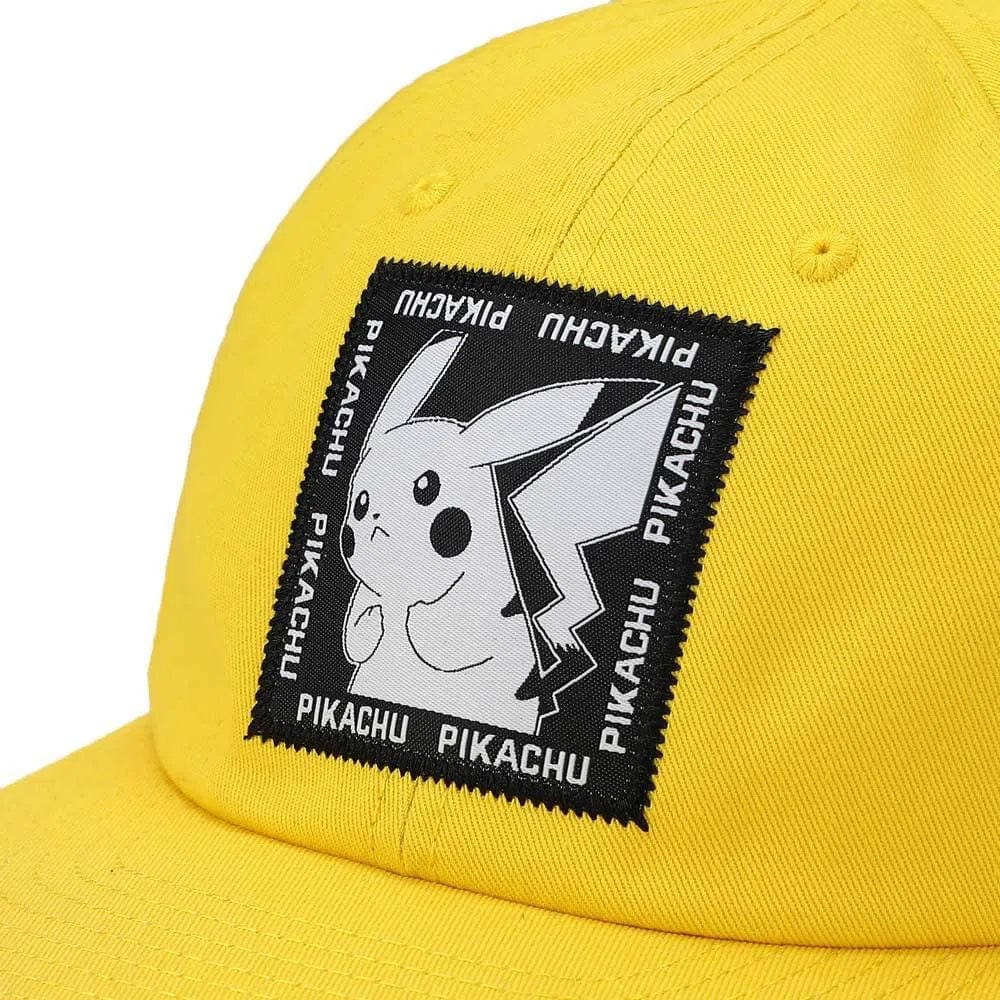 Bioworld Pokémon - Pikachu #025 Patch Hat (Yellow, Woven, Flat Bill) - Bioworld