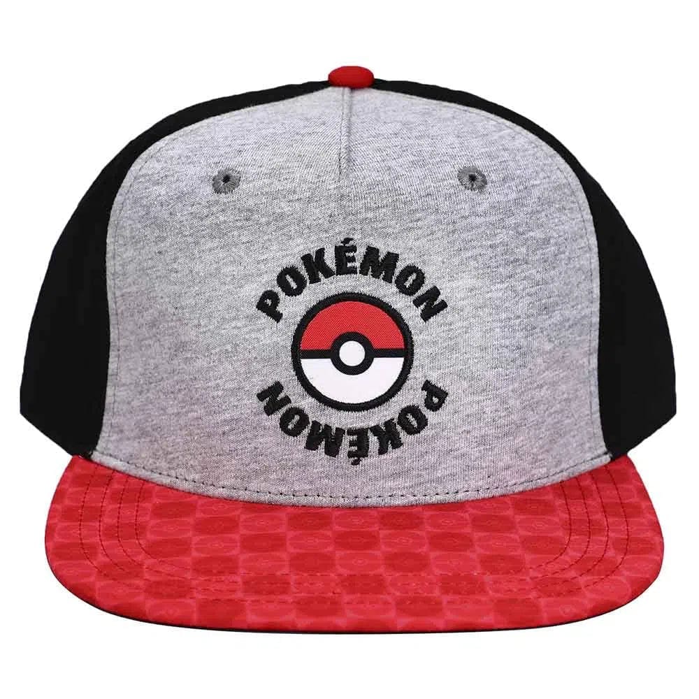 Bioworld Pokémon - Pokeball Snapback Hat (Twill, Flat Bill) - Bioworld