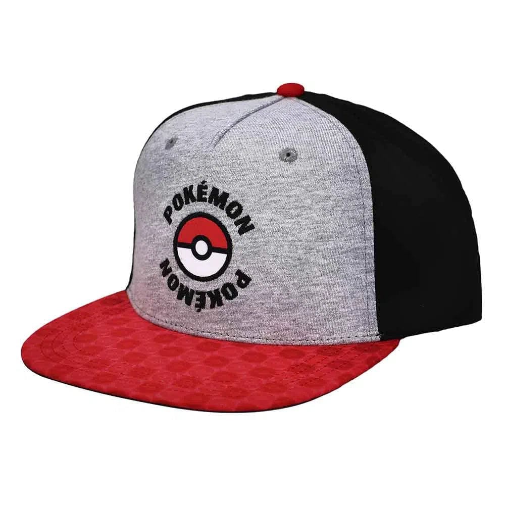 Bioworld Pokémon - Pokeball Snapback Hat (Twill, Flat Bill) - Bioworld
