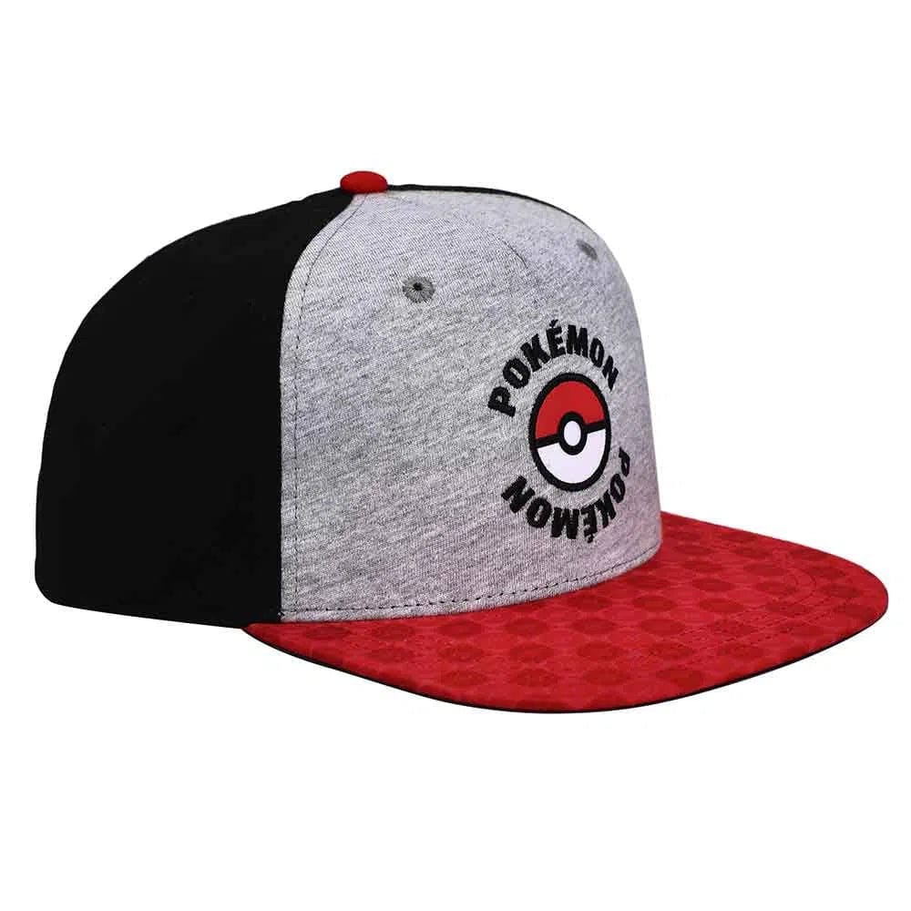 Bioworld Pokémon - Pokeball Snapback Hat (Twill, Flat Bill) - Bioworld