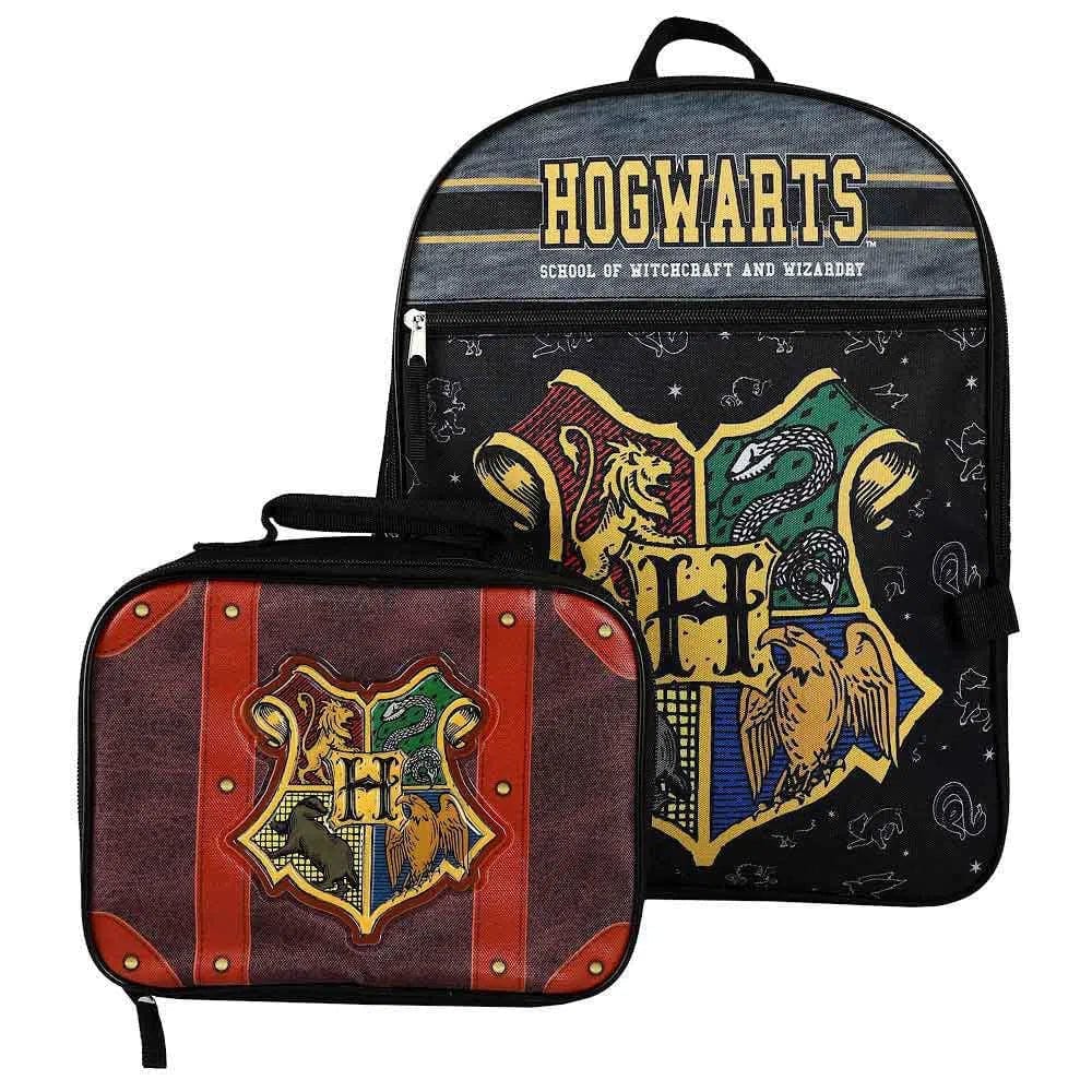Bioworld Harry Potter - Hogwarts Backpack with Lunchbox - Bioworld