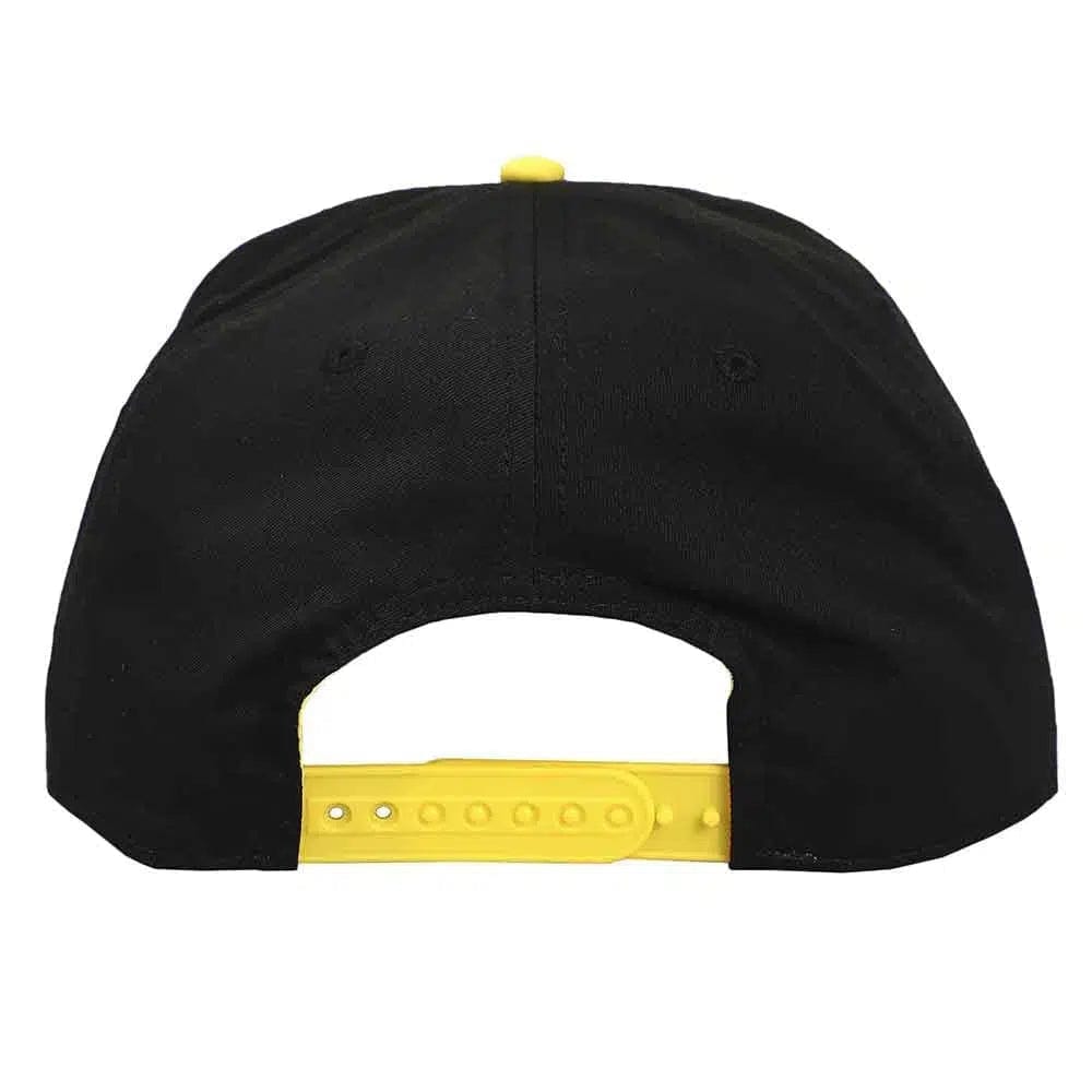Bioworld Pokémon - Pikachu Snapback Hat (Yellow / Black, Twill, Flat Bill) - Bioworld
