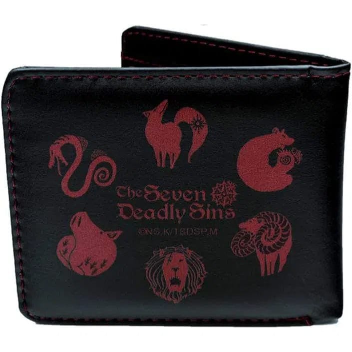 Abystyle The Seven Deadly Sins - 7 Sins Symbol Wallet & Keychain Gift Set - ABYstyle