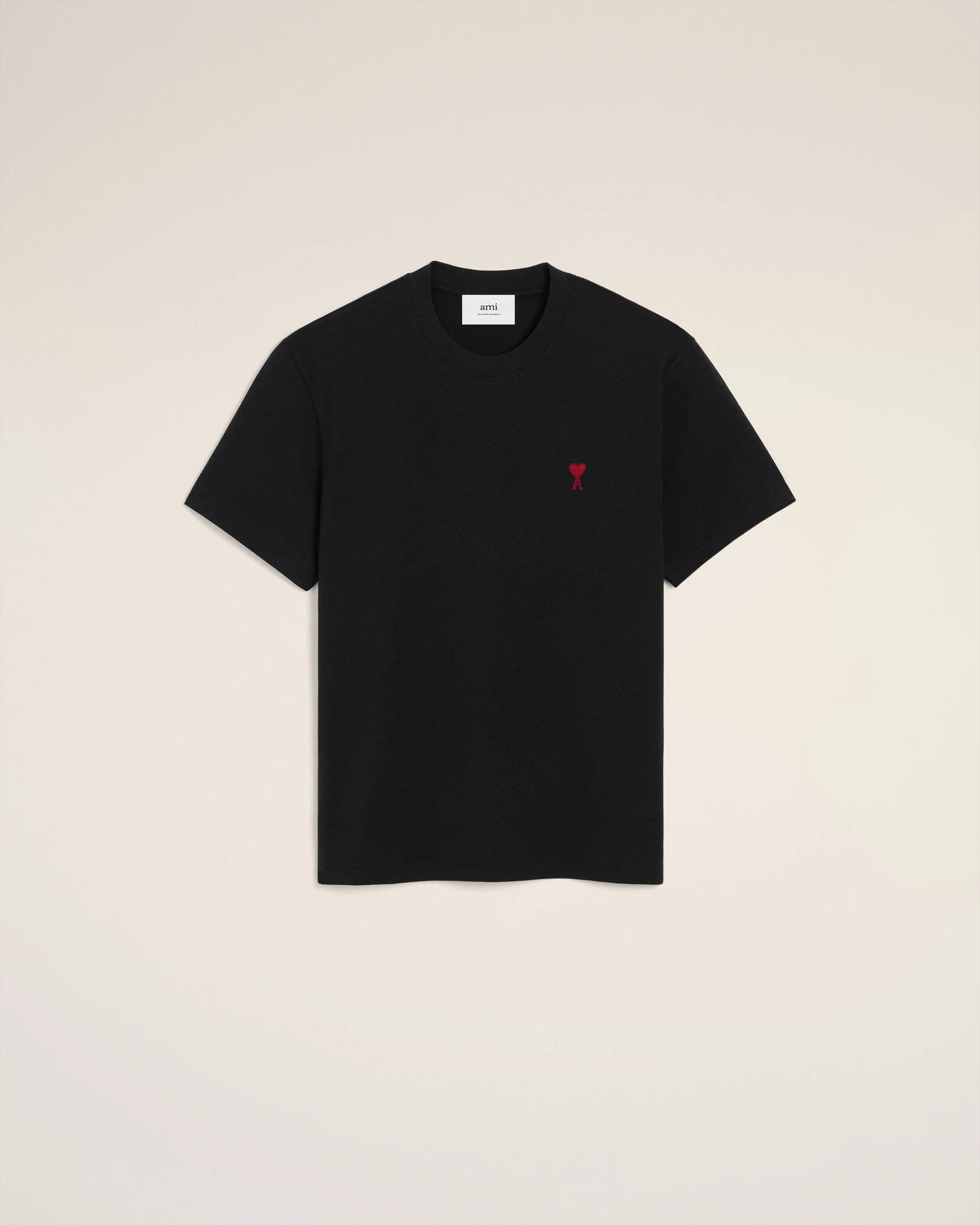 Ami de Coeur Black Cotton T - Shirt | Off Kicks India