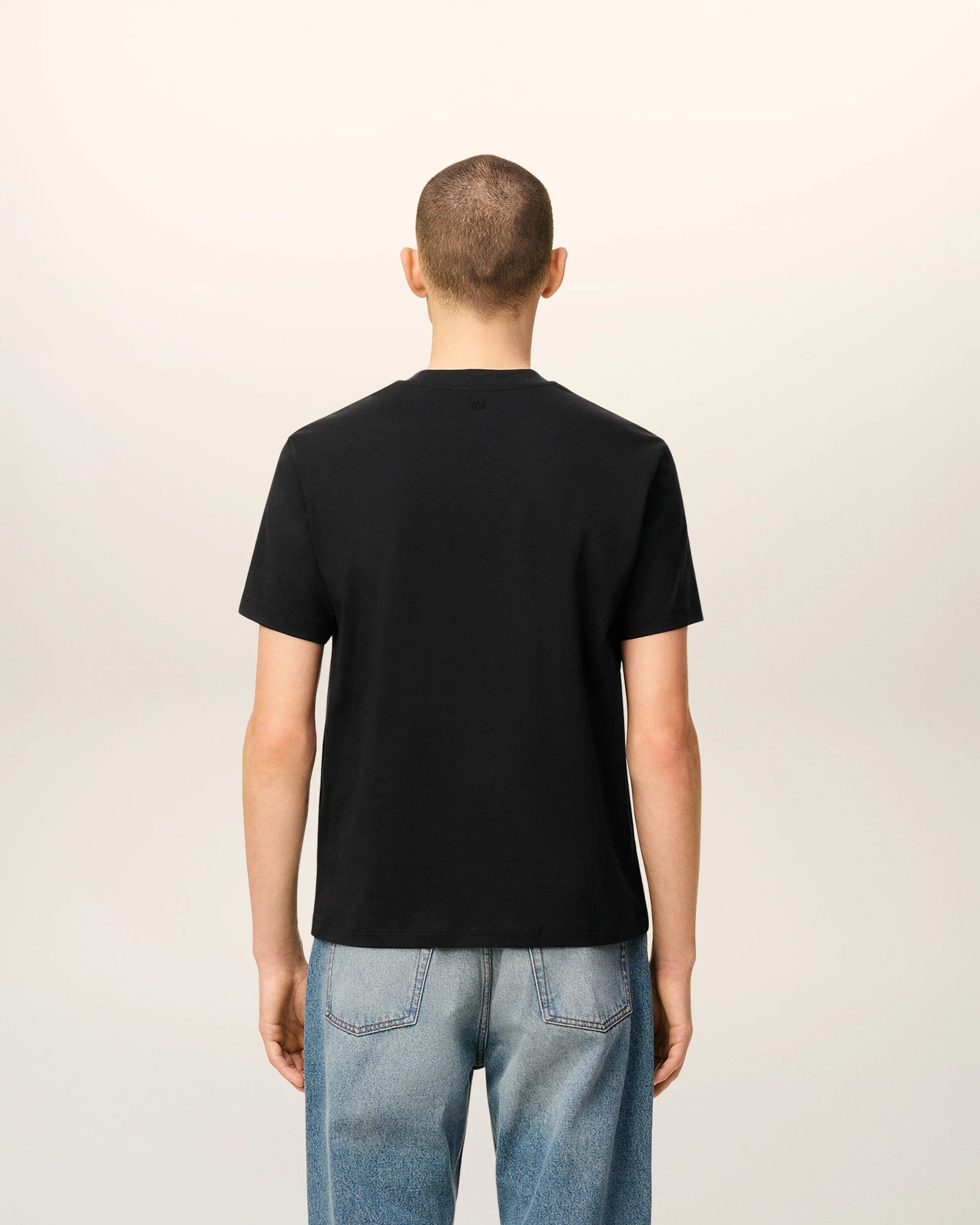 Ami de Coeur Black Cotton T - Shirt | Off Kicks India
