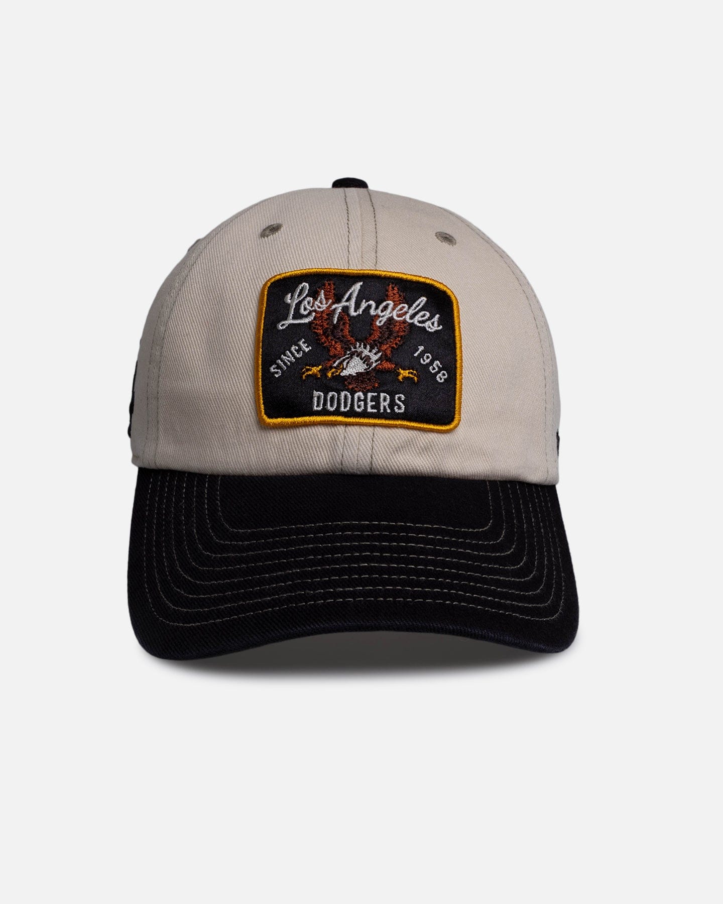 47 Brand Los Angeles Dodgers Keepsake 47 Clean Up Strapback Natural