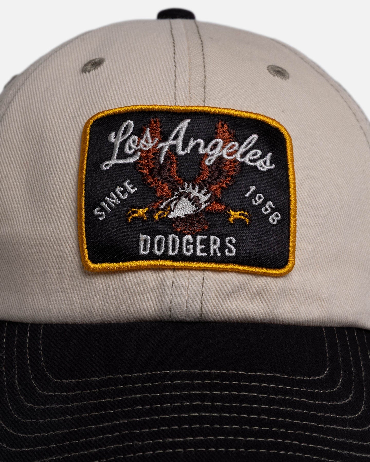 47 Brand Los Angeles Dodgers Keepsake 47 Clean Up Strapback Natural