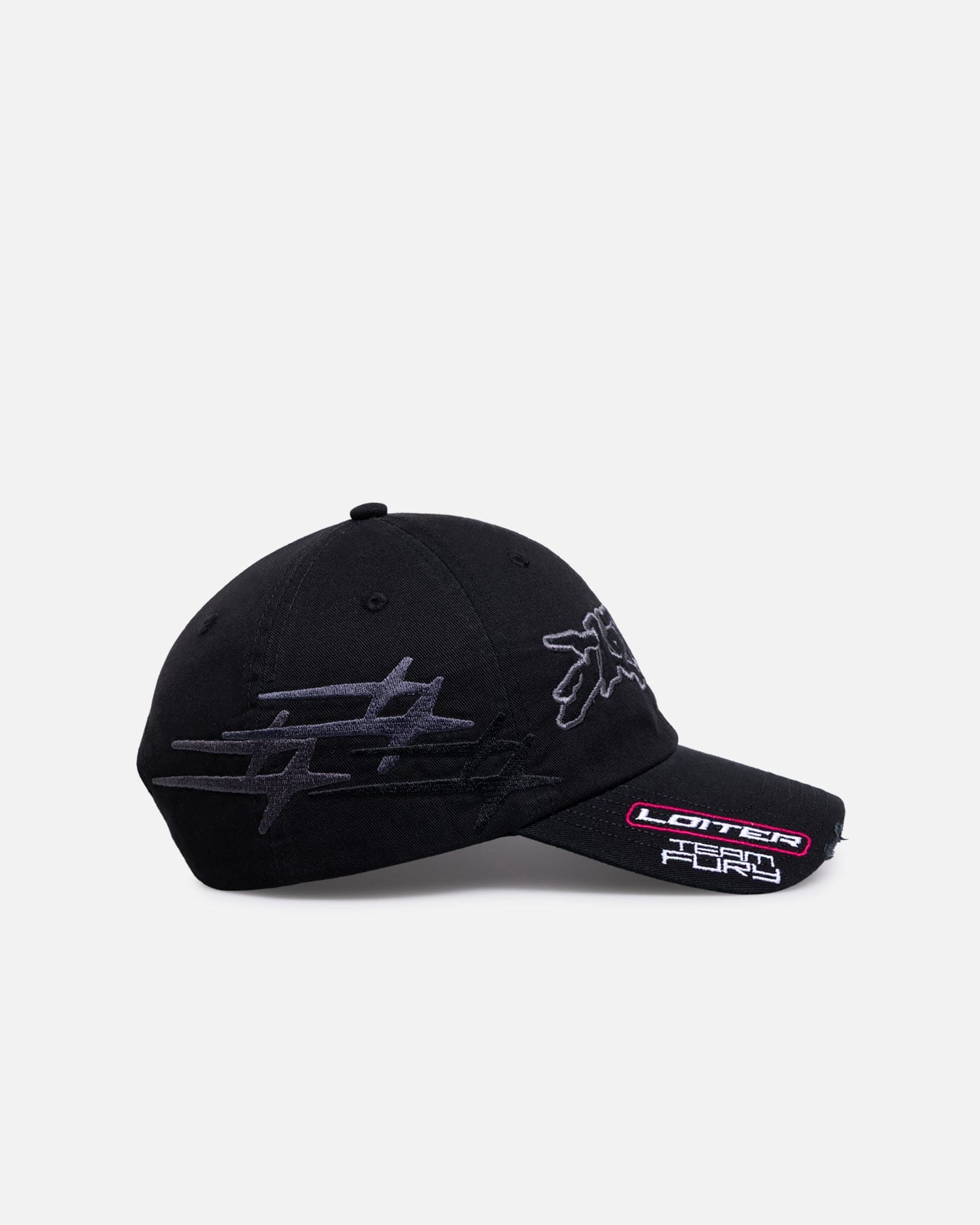Loiter Destruction Snapback Black