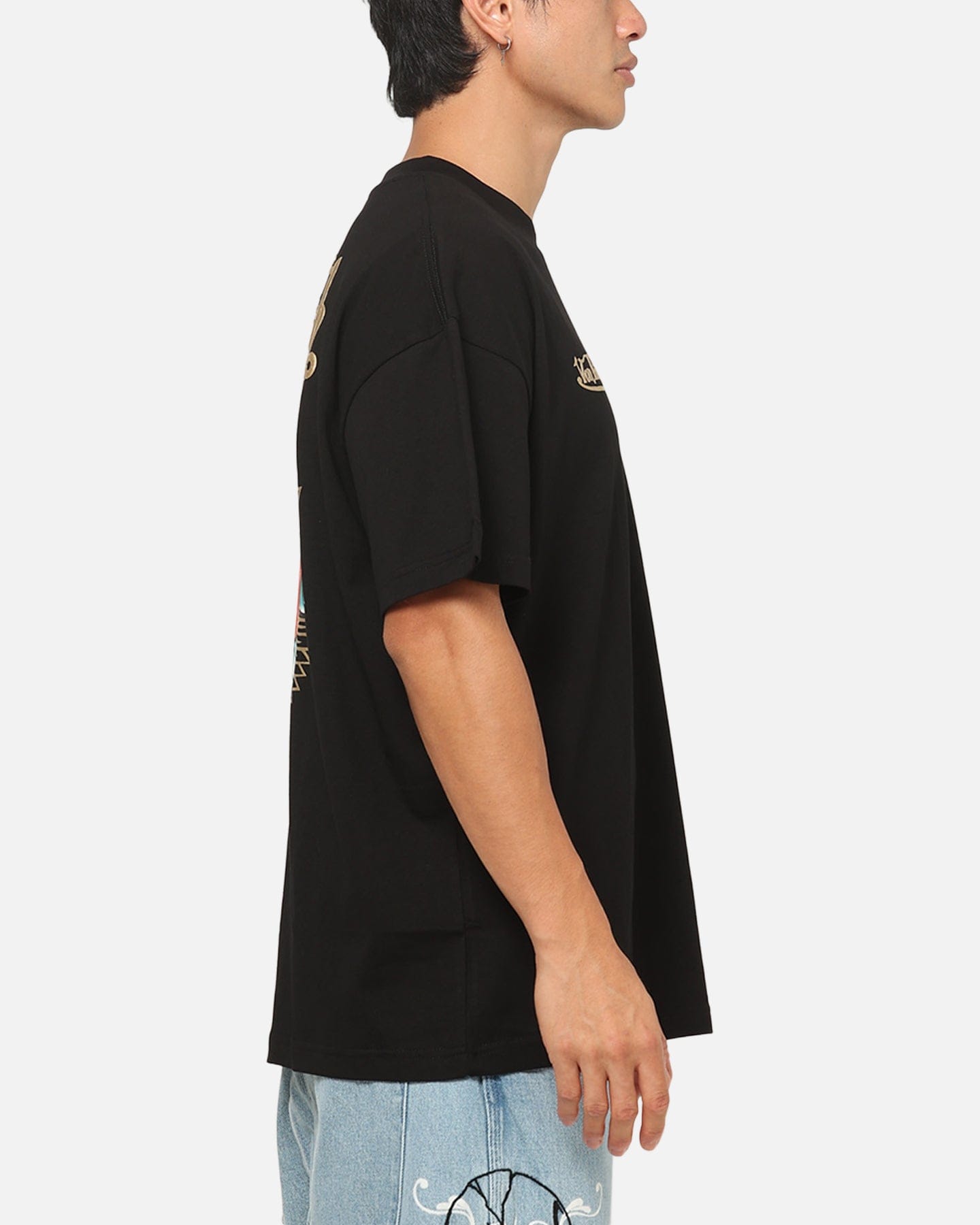 Von Dutch Flower Eye T - Shirt Black