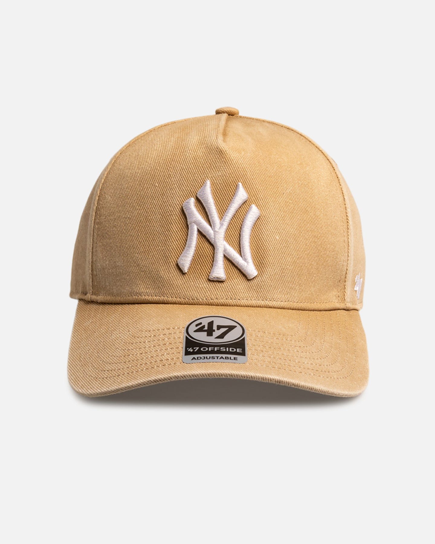 47 Brand New York Yankees Raised Chain 47 Offside Snapback Khaki