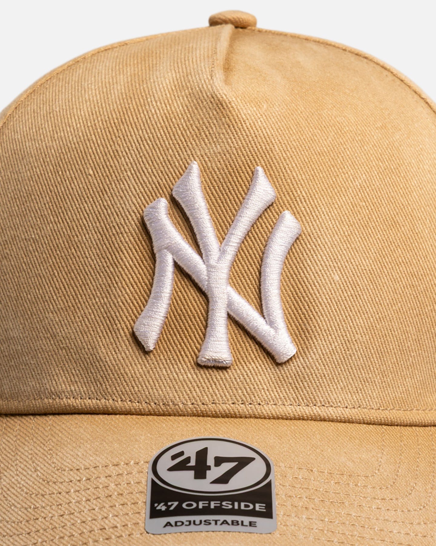 47 Brand New York Yankees Raised Chain 47 Offside Snapback Khaki