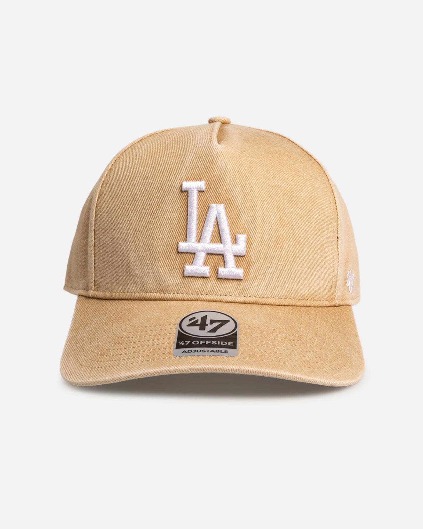 47 Brand Los Angeles Dodgers Raised Chain 47 Offside Snapback Khaki