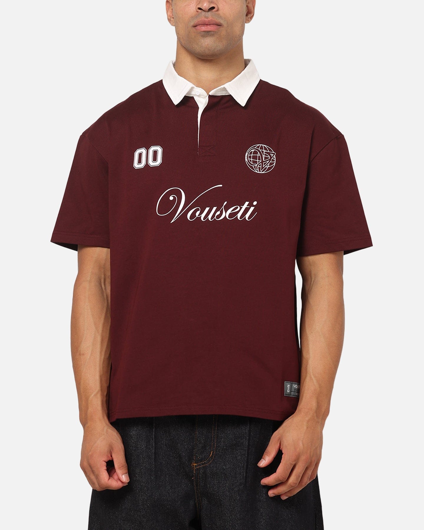 Vouseti Rugby Polo T - Shirt Dark Plum