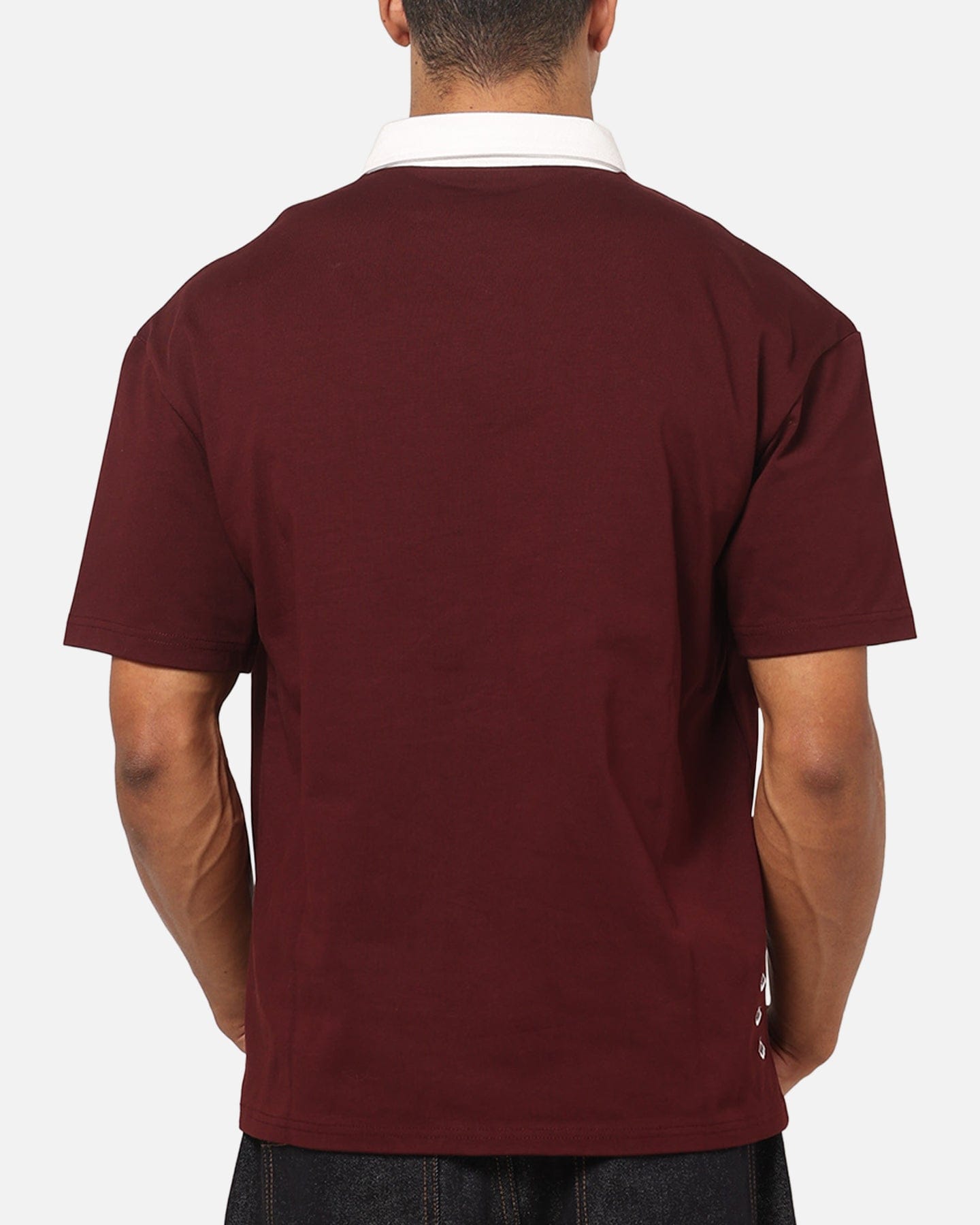 Vouseti Rugby Polo T - Shirt Dark Plum