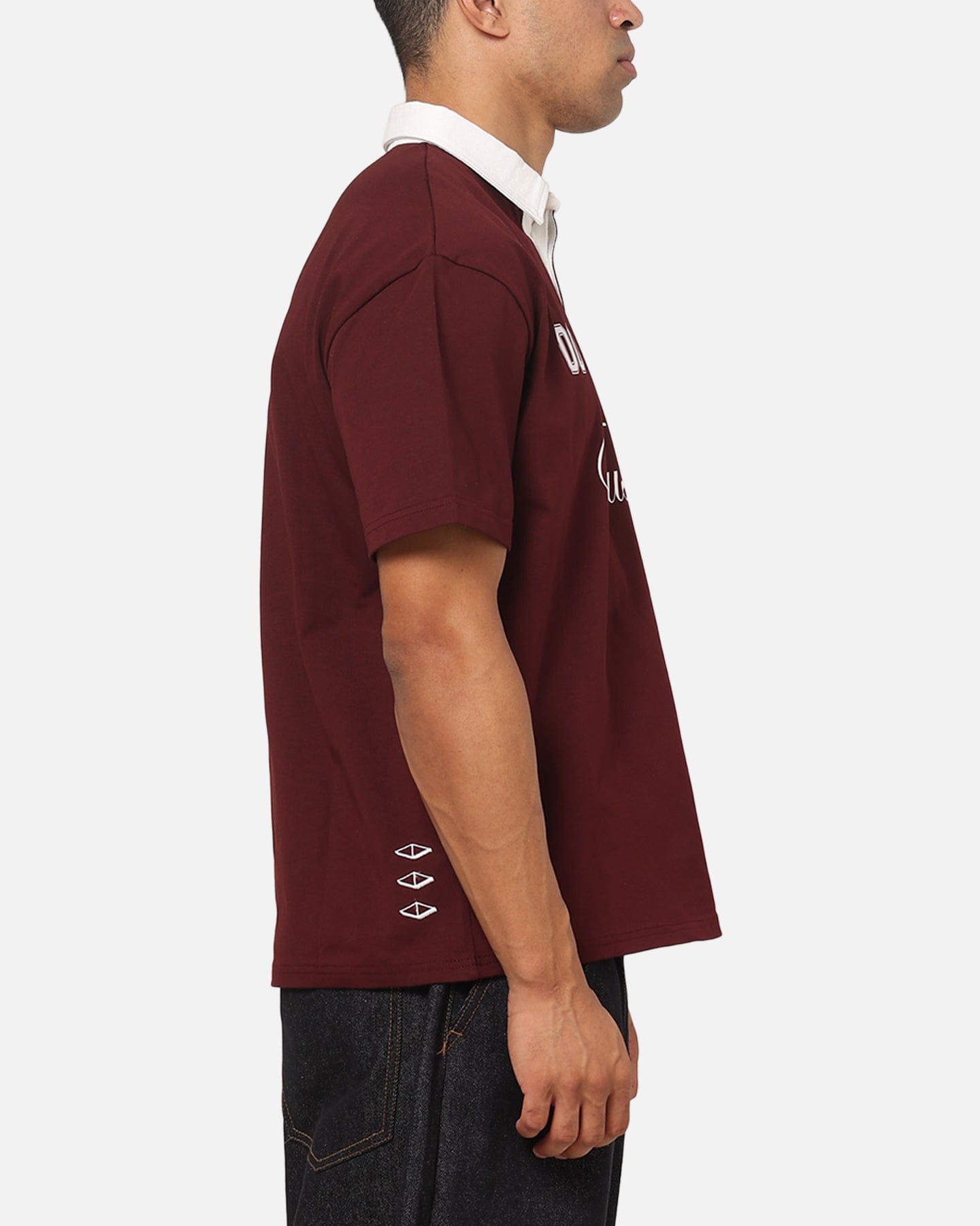 Vouseti Rugby Polo T - Shirt Dark Plum