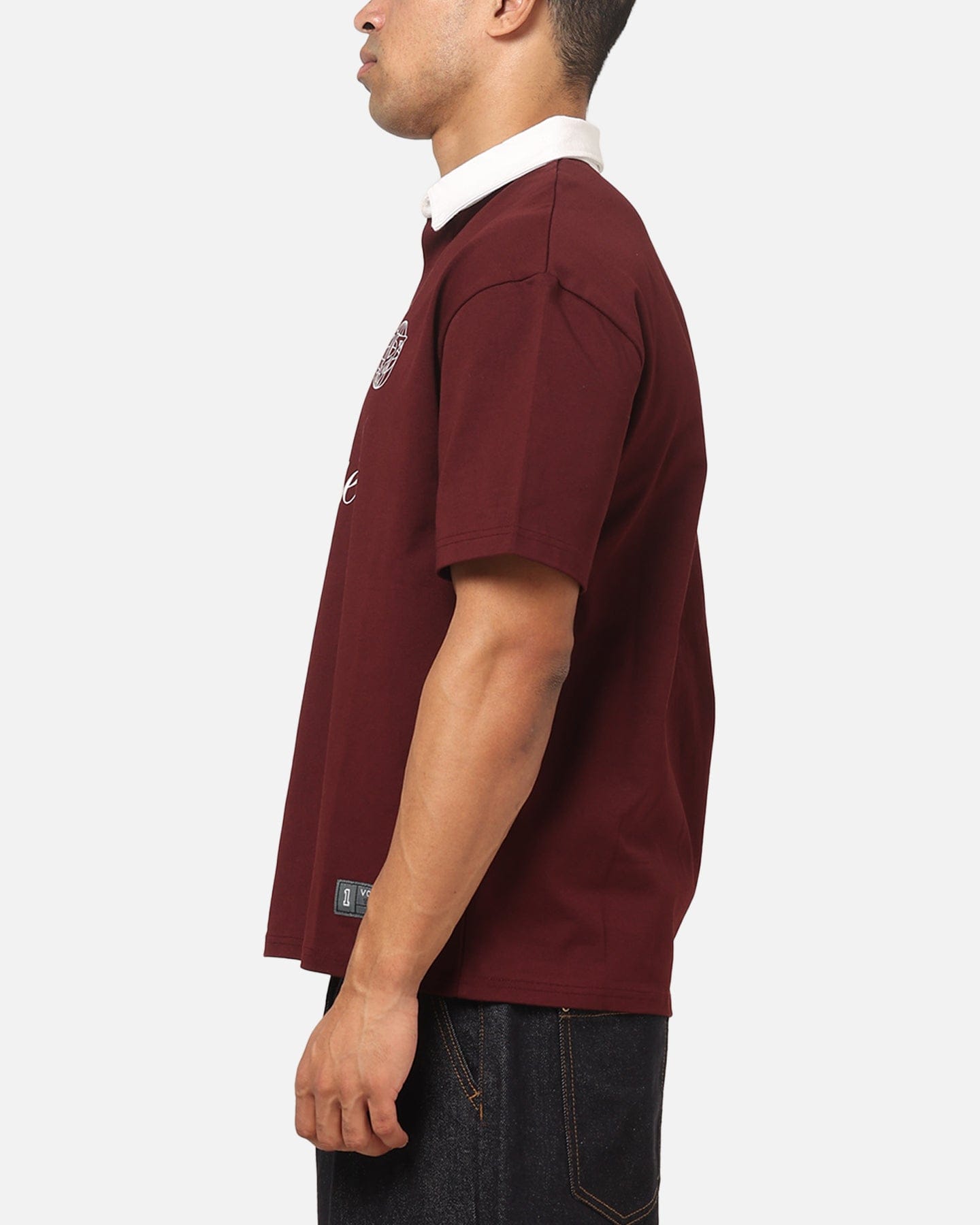Vouseti Rugby Polo T - Shirt Dark Plum