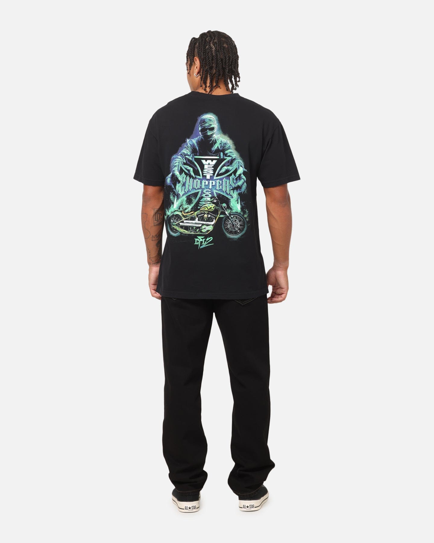WEST COAST Choppers Ghoul T - Shirt Black Vintage