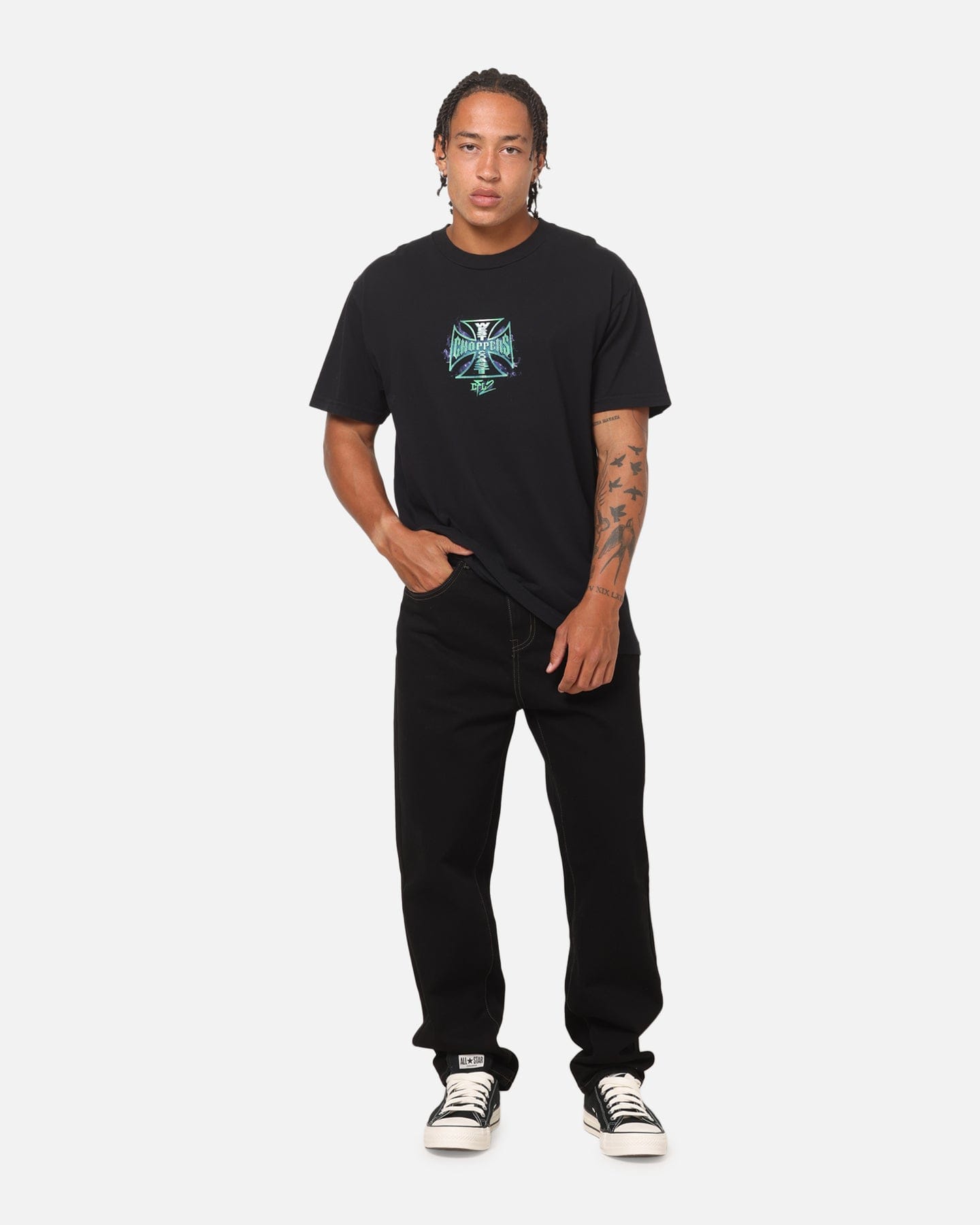 WEST COAST Choppers Ghoul T - Shirt Black Vintage