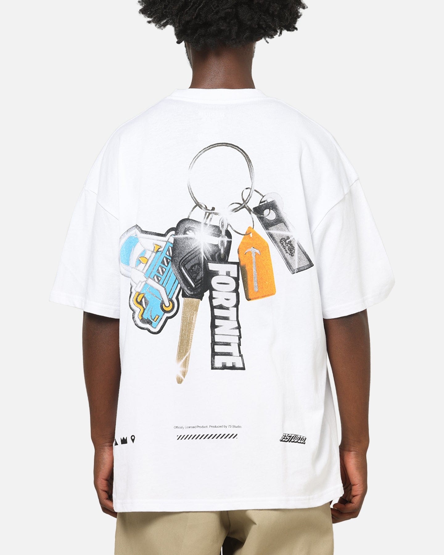 73studio x Fortnite Thankyou Bus Driver T - Shirt White