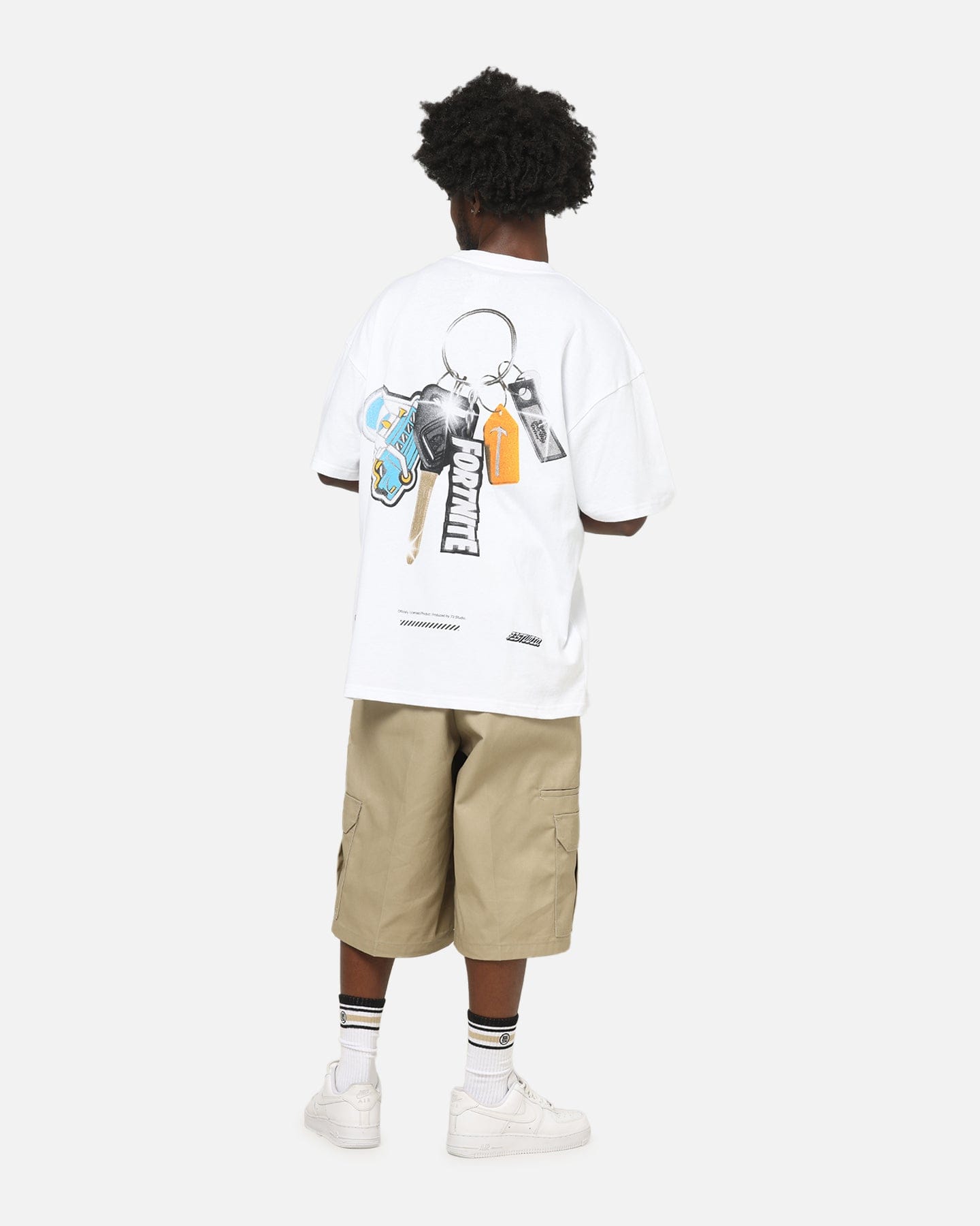 73studio x Fortnite Thankyou Bus Driver T - Shirt White