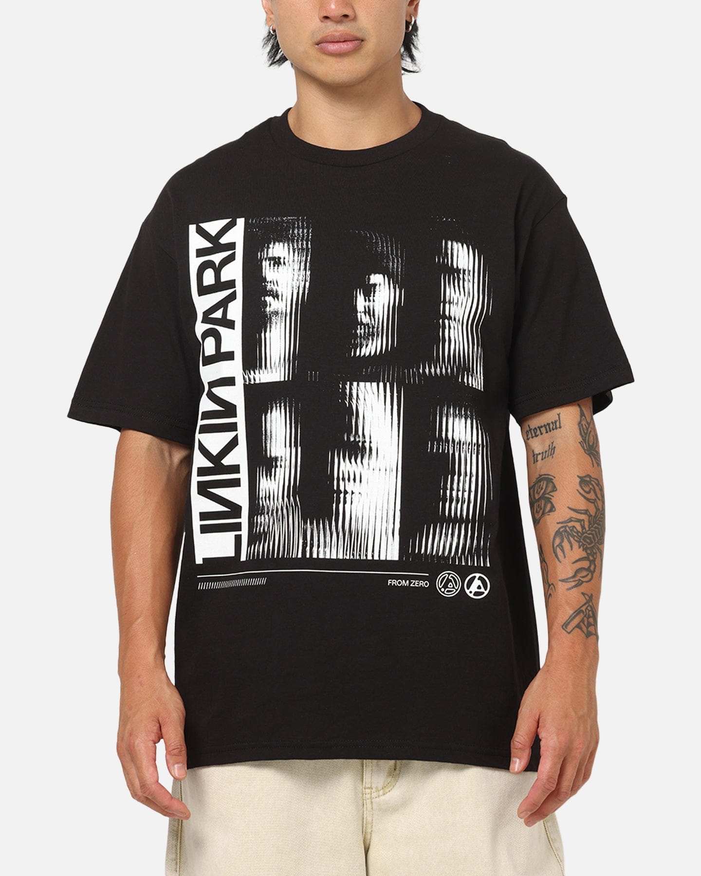 Linkin PARK Boxed Faces T - Shirt Black