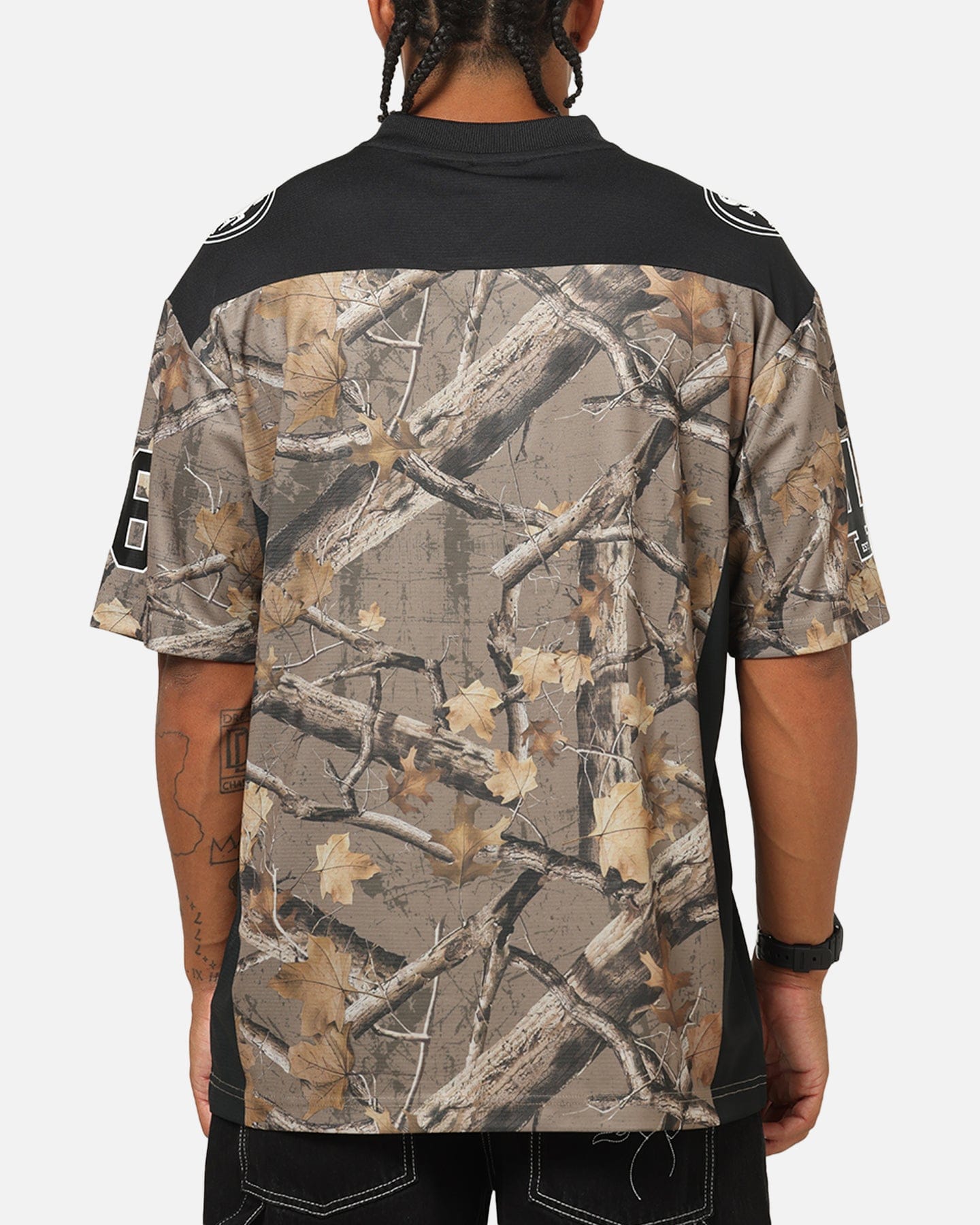 Majestic Athletic San Francisco 49ers Mesh Oversized T - Shirt Khaki Forest Camo