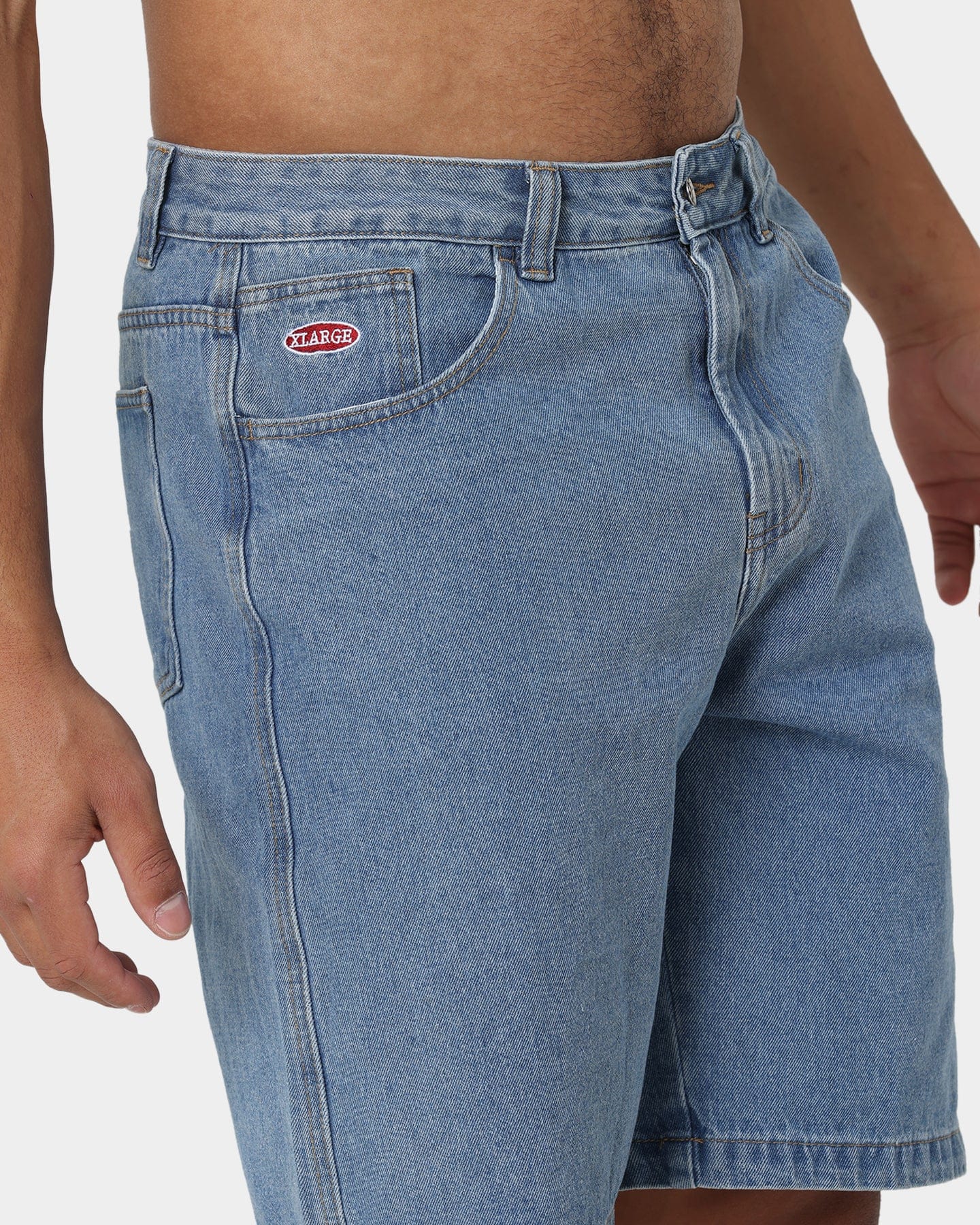 X - Large Bull Denim 91 Shorts Mid Blue